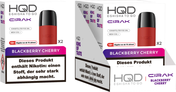 HQD Cirak - Prefilled Pod Blackberry Cherry