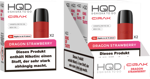 HQD Cirak - Prefilled Pod Dragon Strawberry