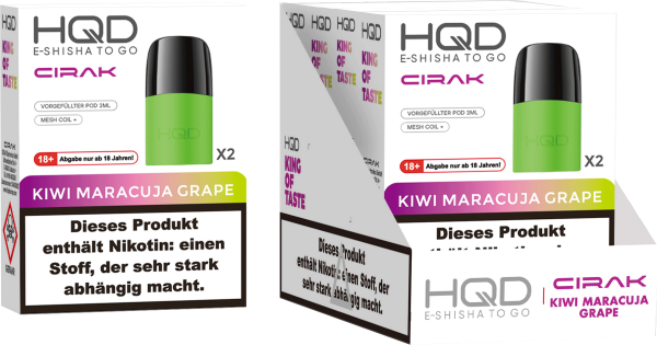 HQD Cirak - Prefilled Pod Kiwi Maracuja Grape