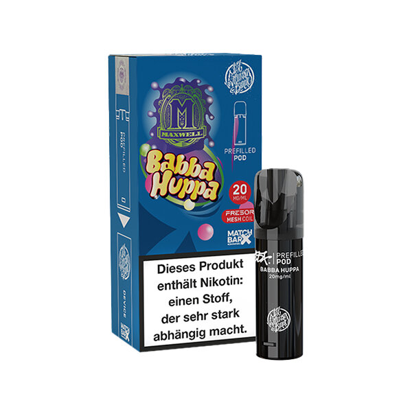 187 Strassenbande - Prefilled Pod Babba Huppa - Maxwell Edition - 20mg/ml