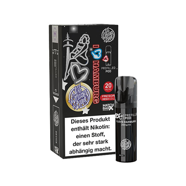 187 Strassenbande - Prefilled Pod I Love Hamburg - 20mg/ml