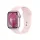 APPLE Watch Series 9 GPS 41 mm Smartwatch Aluminium Fluorelastomer, 130 - 180 mm, Rosé/Hellrosa