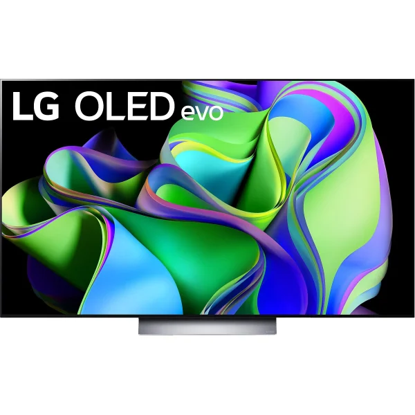 LG OLED77C31LA OLED evo TV (Flat, 77 Zoll / 195 cm, OLED 4K, SMART TV, webOS 23)