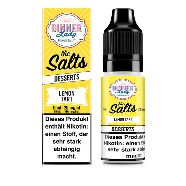 DINNER LADY - Liquid Lemon Sherbets Ice - Salt Nic 50:50 10ml/10mg