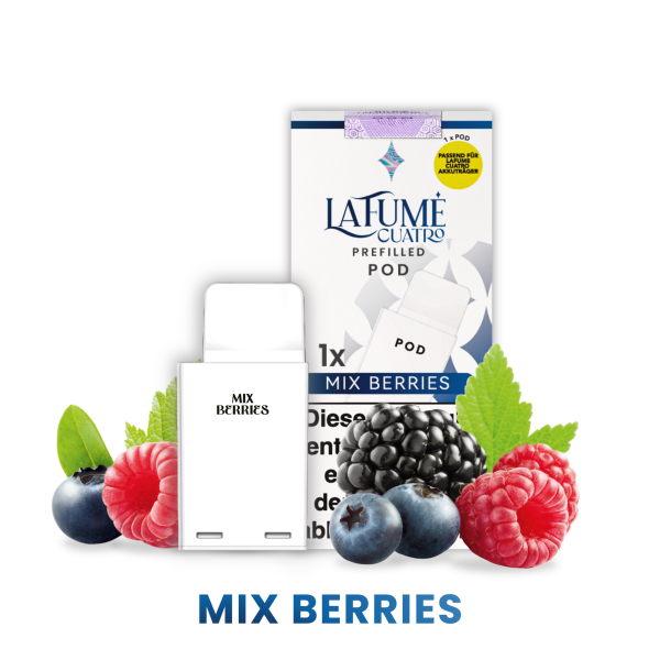 La Fume Cuatro -  Prefilled Pod Mix Berries