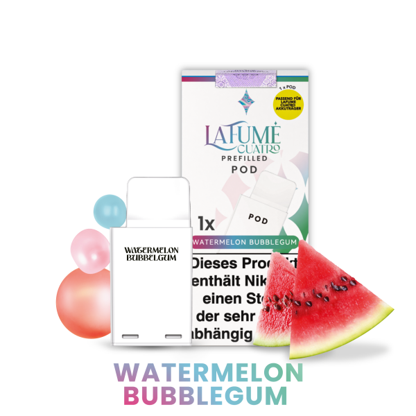 La Fume Cuatro -  Prefilled Pod Watermelon Bubblegum