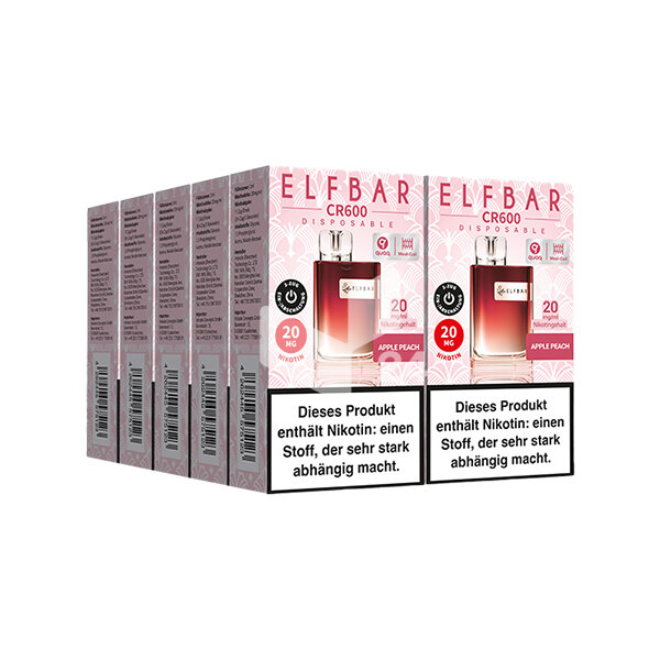 Elfbar - Crystal CR600 Apple Peach