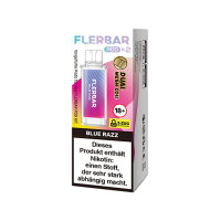 Flerbar -  Prefilled Pod BLUE RAZZ
