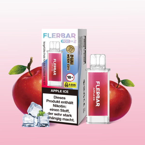 Flerbar -  Prefilled Pod APPLE ICE