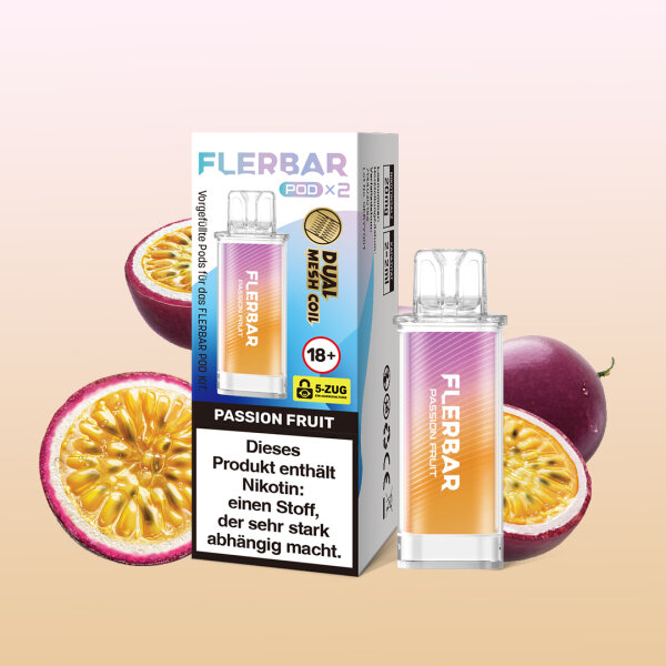 Flerbar -  Prefilled Pod PASSION FRUIT