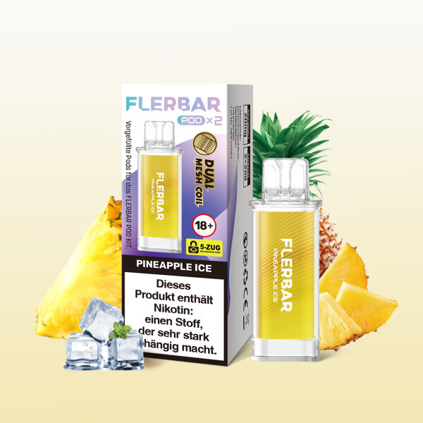 Flerbar -  Prefilled Pod PINEAPPLE ICE