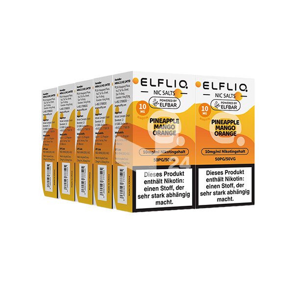 Elfbar - Elfliq Pineapple Mango Orange - 10mg Nikotin