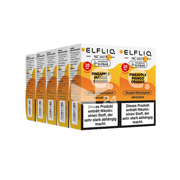 Elfbar - Elfliq Pineapple Mango Orange - 20mg Nikotin