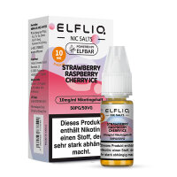 ELF BAR - Elfliq Strawberry Raspberry Cherry Ice - 10ML - 10MG/ML - NIKOTINSALZ