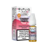Elfbar - Elfliq Strawberry Raspberry Cherry Ice - 10mg Nikotin