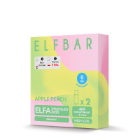 Elf Bar Elfa - Prefilled Pod ohne Nikotin Apple Peach 0mg *NEU*