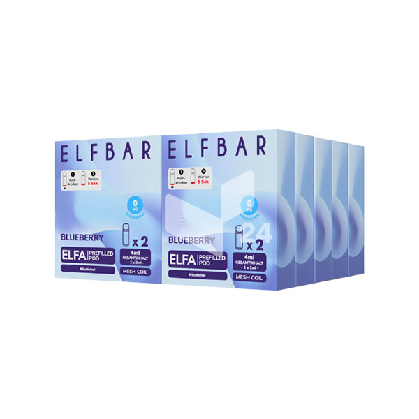 Elfbar Elfa Pod - (ohne Nikotin) Blueberry - 0mg