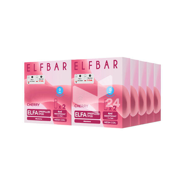 Elfbar Elfa Pod - (ohne Nikotin) Cherry - 0mg