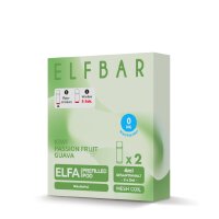 Elf Bar Elfa - Prefilled Pod ohne Nikotin Kiwi Passion Fruit Guava 0mg *NEU*