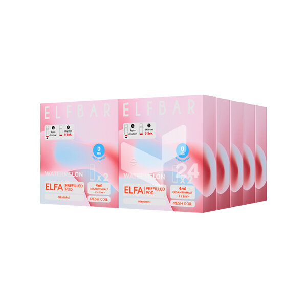 Elfbar Elfa Pod - (ohne Nikotin) Watermelon - 0mg