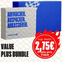 Value Plus Bundle | 500 Vapes | 2,75EUR/Stück