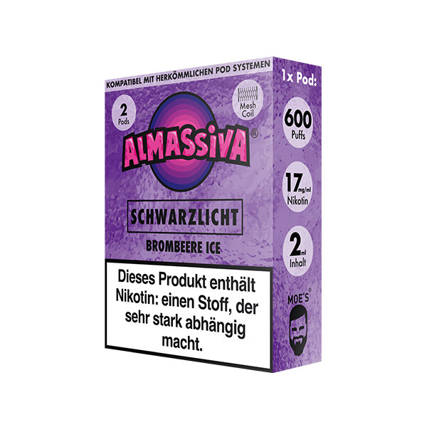 Al Massiva - Prefilled Pod Schwarzlicht (2er Pack)