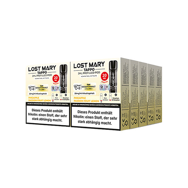 Lost Mary - TAPPO Pineapple Passion Fruit Lemon (2er Pack)