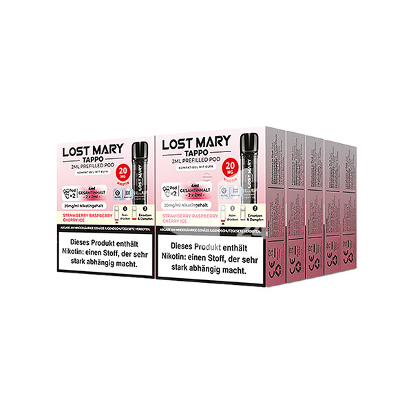 Lost Mary - TAPPO Strawberry Raspberry Cherry (2er Pack)