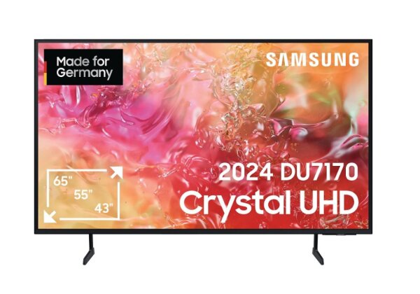 SAMSUNG GU55DU7170U LED TV (Flat, 55 Zoll / 138 cm, UHD 4K, SMART TV, Tizen)