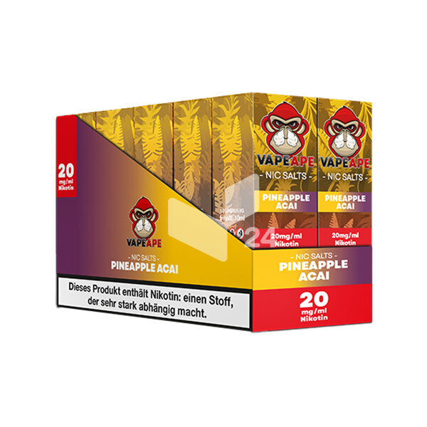 VapeApe - Liquid  Pineapple Acai 20mg