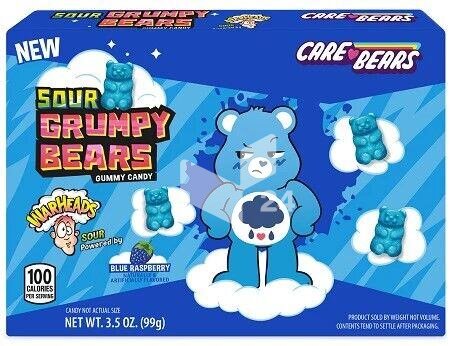 Warheads Sour Grumpy Bears 99g