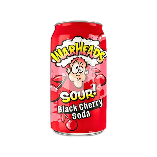 Warheads Soda Black Cherry 355ml