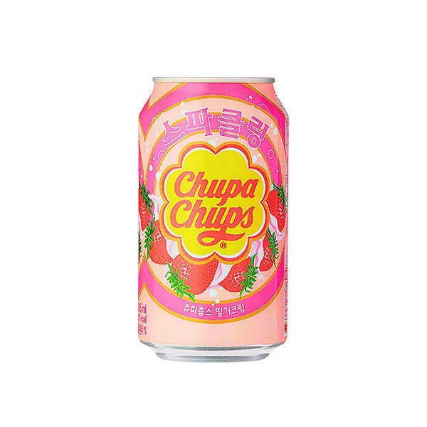 Chupa Chups Sparkling Strawberry Cream 345ml  inkl. Pfand