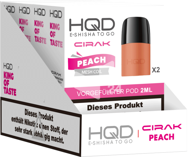 HQD Cirak - Prefilled Pod Peach