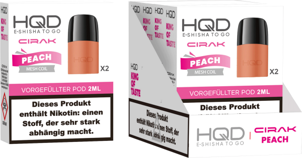 HQD Cirak - Prefilled Pod Peach