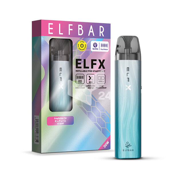 Elf Bar - ELFX Kit Silver Blue