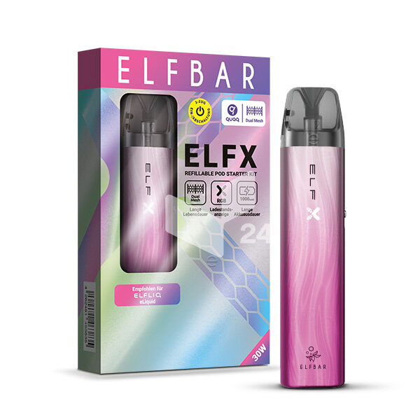 Elfbar - ELFX Kit Silver Pink
