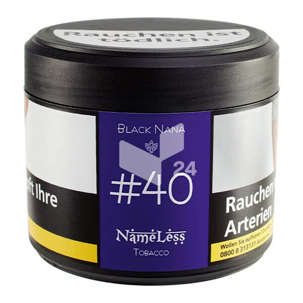 Nameless Tabak  #40 Black Nana 200g