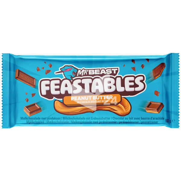 Mr Beast Feastables Peanut Butter 60g