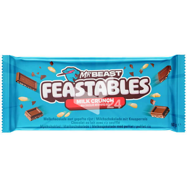 Mr Beast Feastables Milk Crunch 60g