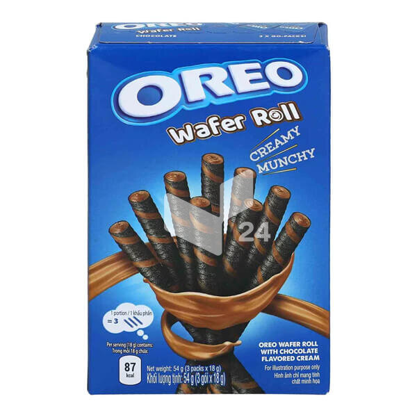 OREO Wafer Roll Schoko 54g