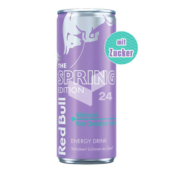 Red Bull Waldmeister Pink Grapefuit mit Zucker