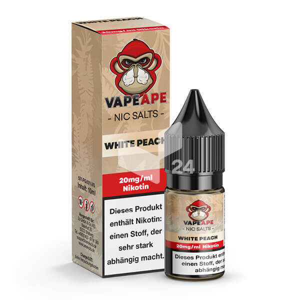VapeApe - Liquid White Peach 20mg
