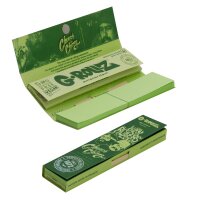 G-Rollz | Rolling Papers Cheech & Chong™ - Organischer Grüner Hanf – 50 King Size Slim Papers + Tips (24er Display)