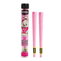 G-Rollz | Wraps & Blunts Banksys Graffiti – Vorgefertigte Rosen-Cones (12er Display, 24 Cones)
