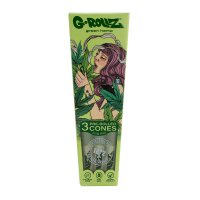 G-Rollz | Cones Collector "Colossal Dream" Organischer Grüner Hanf – 3 King Size Cones (24er Display)