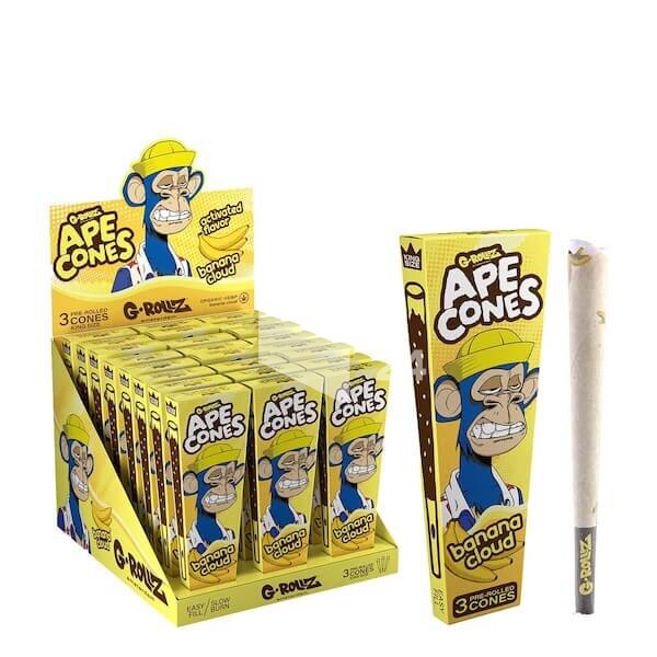 G-Rollz | Cones Ape Cones "Banana Cloud" (24x)