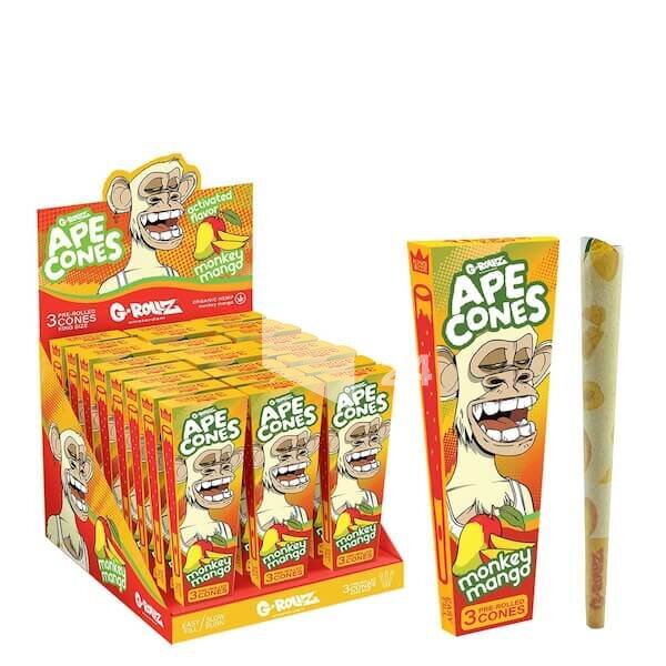 G-Rollz | Cones Ape Cones "Monkey Mango" (24x)