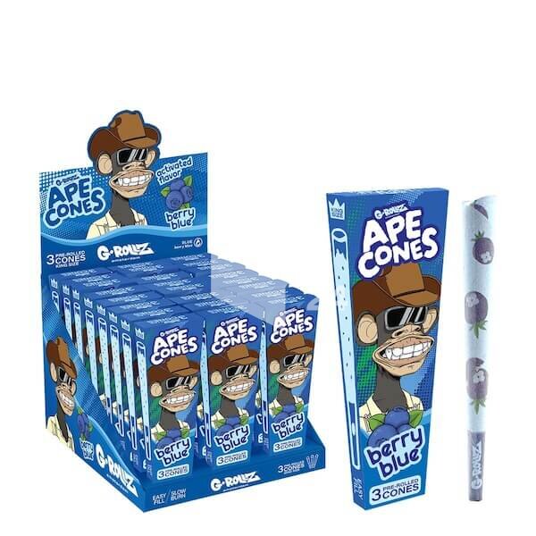 G-Rollz | Cones Ape Cones "Berry Blue" (24x)