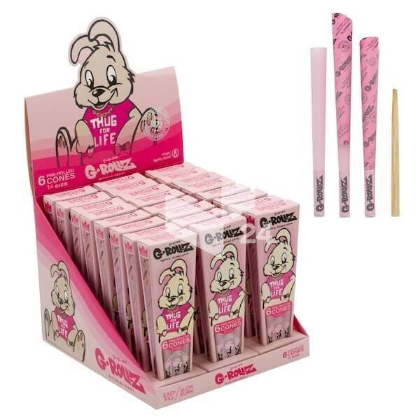 G-Rollz | Cones Banksy Graffiti Thug for Life Pink (24x)